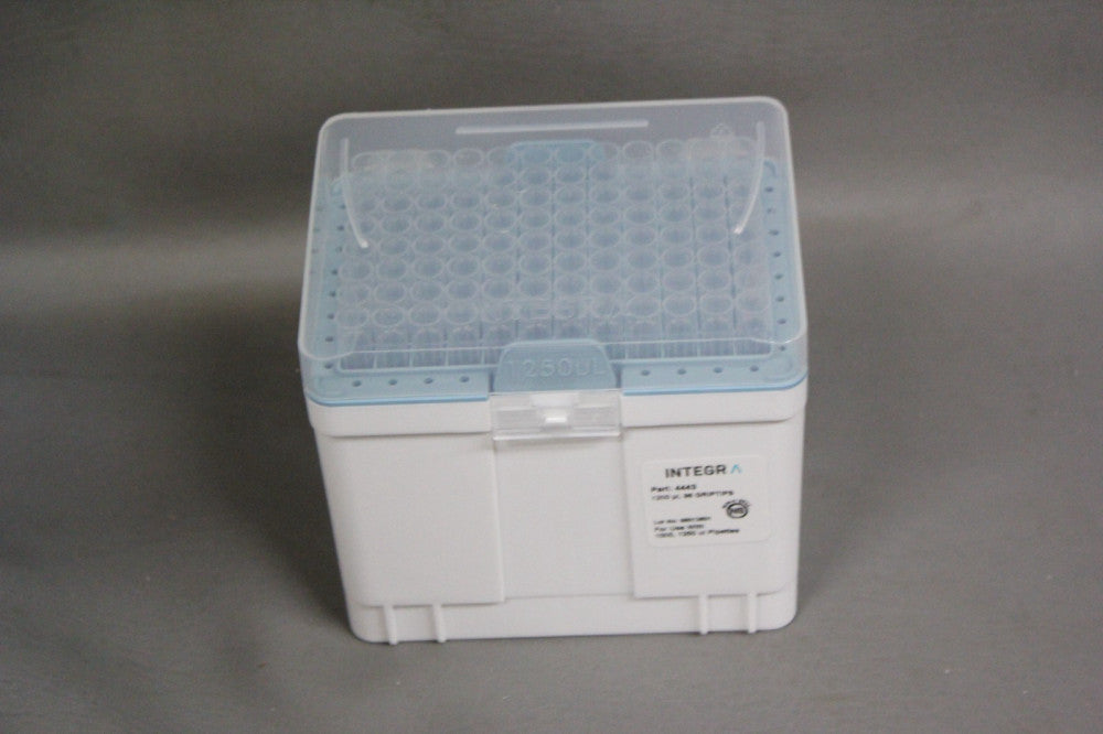 NEW BOX OF 96 INTEGRA 1250 ul GRIPTIP PIPETTE TIPS 4443