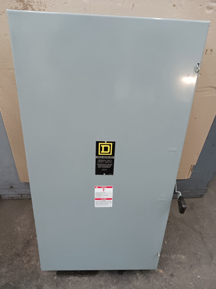 New Square D D325N General Duty Fusible Safety Switch 400 Amp 240V Nema 1