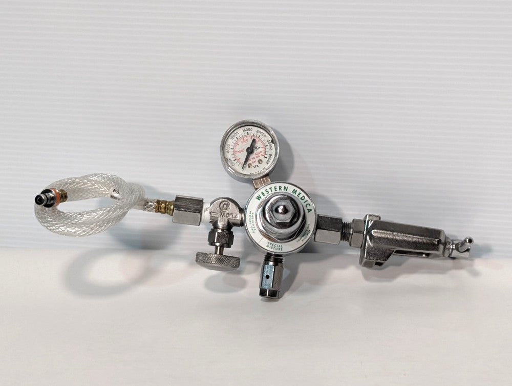 Western Medica Model SCS-10497 Gas Pressure Regulator Gauge & Nylobrade 770091