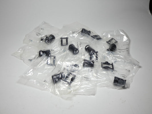 *Lot of 9* TE Connectivity 206966-7 Black Connector Backshell Size 13 - NEW S...