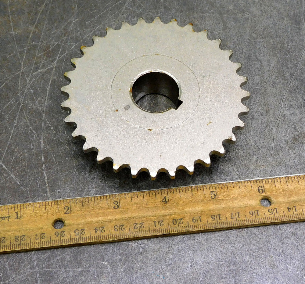 Martin 35BS32 Roller Chain Sprocket #35 32 Teeth 1" Bore