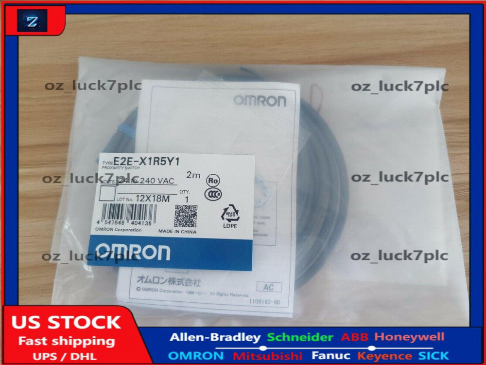 1PC New OMRON Proximity Switch E2E-X1R5Y1 Fast Shipping