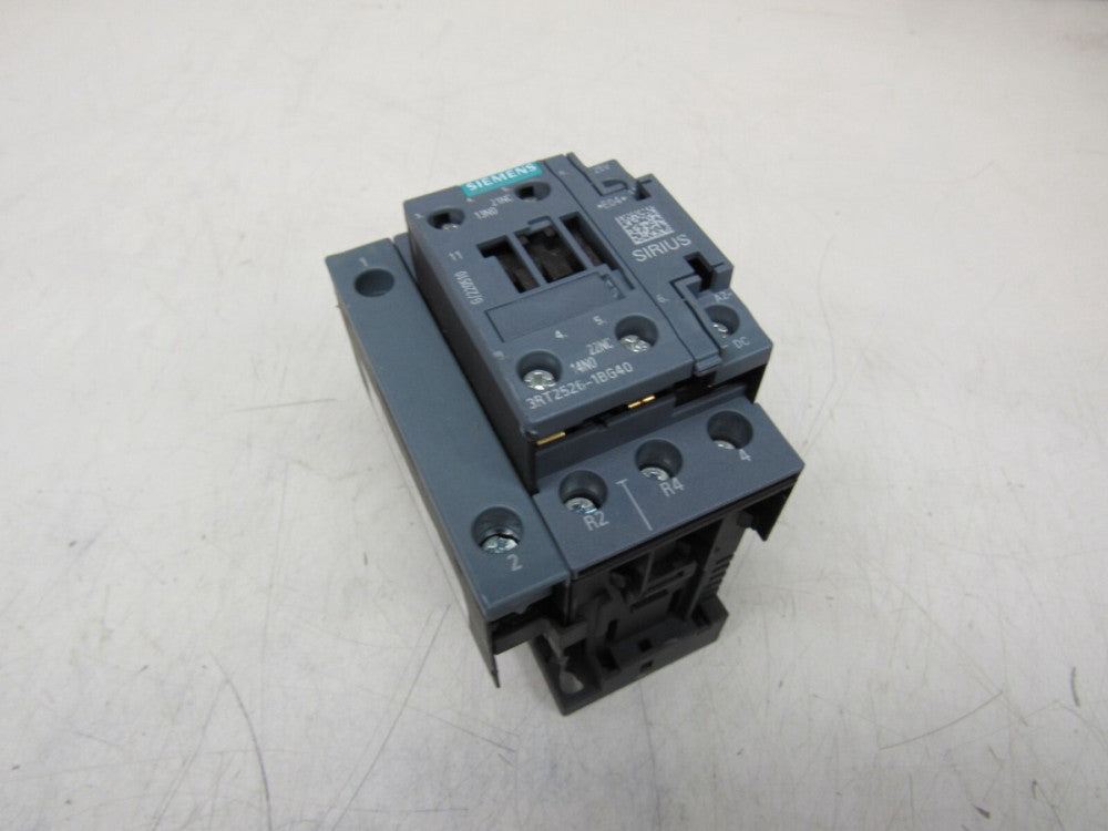 SIEMENS SIRIUS 3RT2526-1BG40 125VDC MAGNETIC CONTACTOR XLNT USED TAKEOUT !!