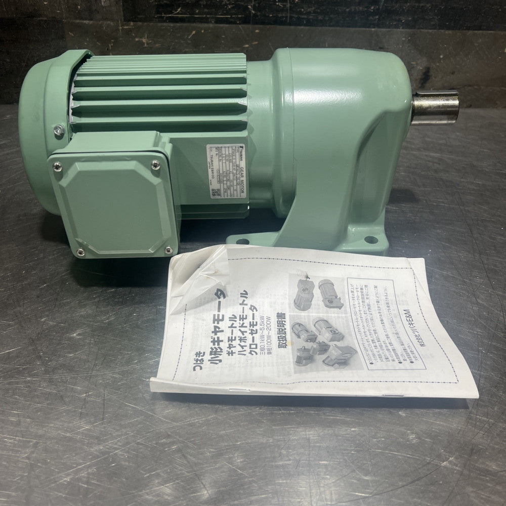 Tsubaki GMTA075-28L10H Gearmotor 1:10 3ph 0.75kw 200/220v-ac Nos Surplus No Box