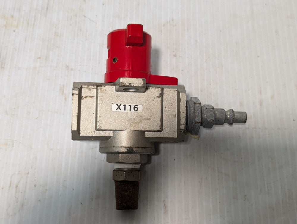 SMC Model: NVHS4500 3-Way Valve, X116, Max 145PSI, Made in Japan