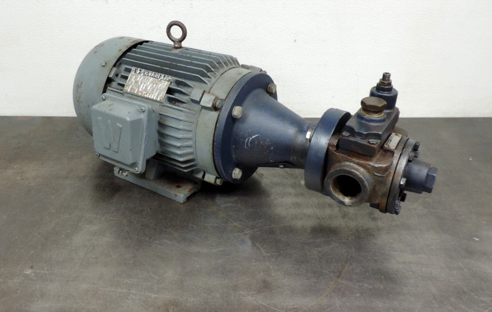 Worldwide Electric Motor 7.5 hp WWEM7.5-18-213TC 1750 RPM Haight Pump 1-1/2" npt