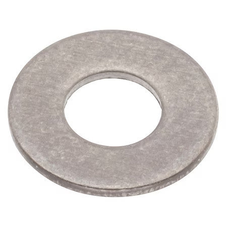 Zoro Select Was406m3 Flat Washer, For Screw Size M3 ,Titanium Plain Finish, 5 Pk
