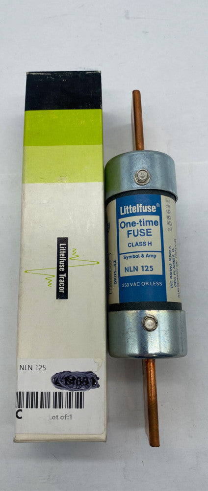Littelfuse NLN125 One-Time Fuse, 250VAC 250Amp, Class H 