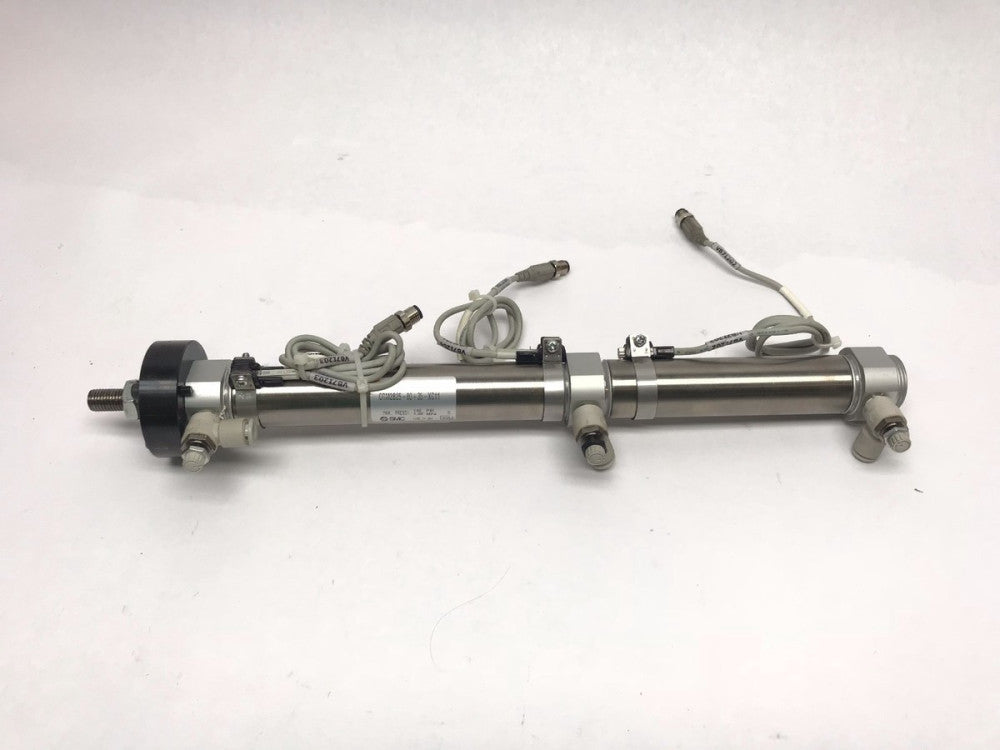 SMC CDM2B25-80+35-XC11 Pneumatic Cylinder Assembly w/ D-M9N Switches
