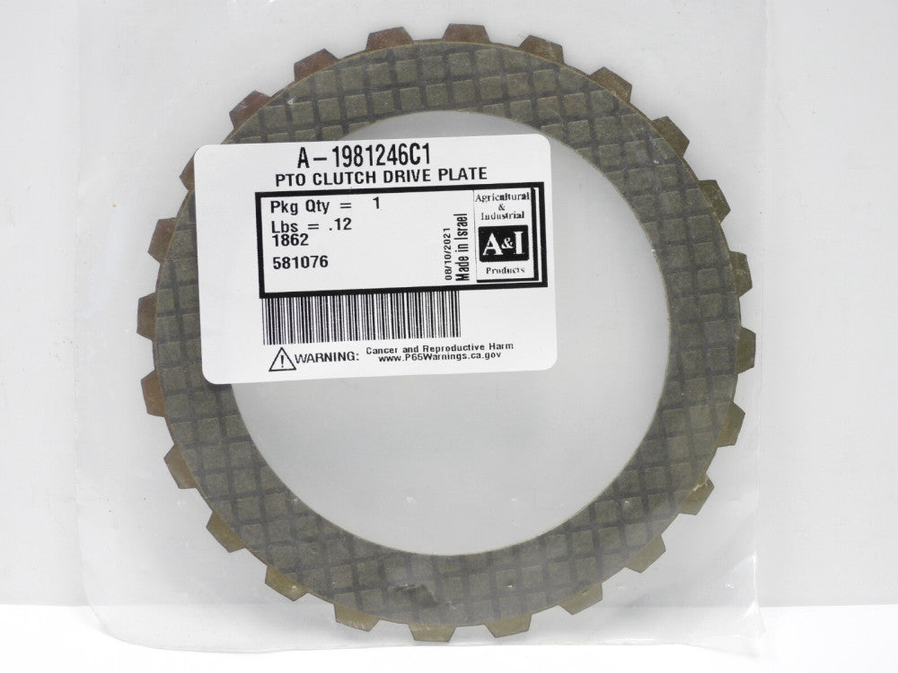 A&I A-1981246C1 PTO Clutch Drive Plate