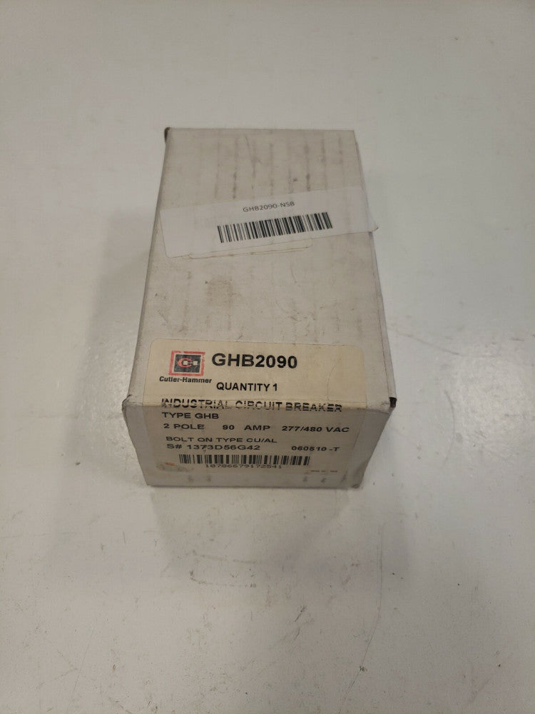 NEW GHB2090 Cutler Hammer, Eaton Circuit Breaker  New In Box