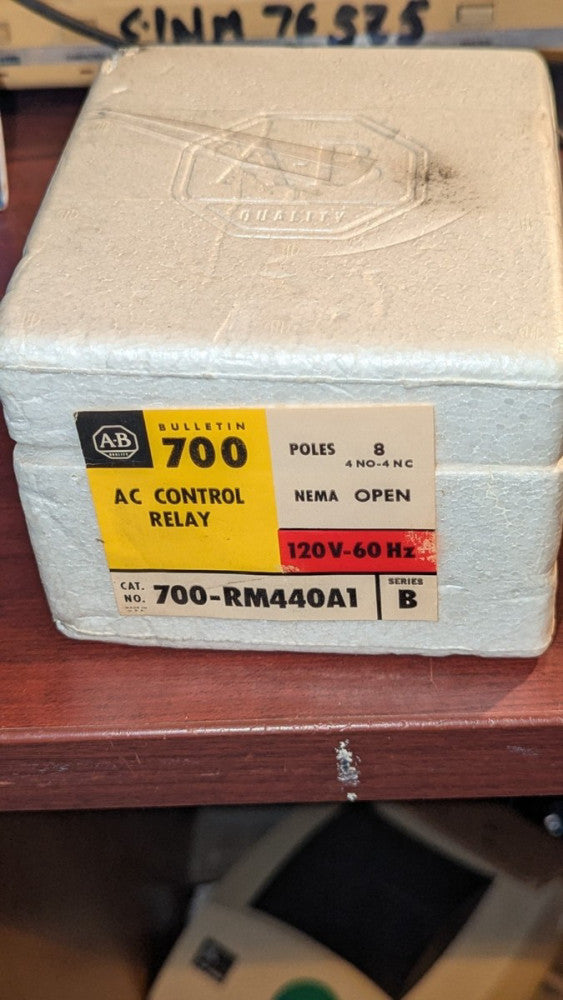 Allen Bradley AC Control Relay 700-RM440A1 Ser B NIB