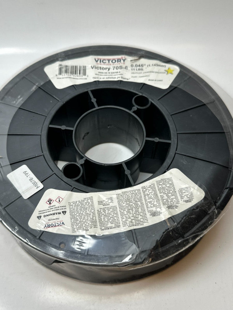 Victory Welding Alloys ER 70S-6 0.045" Steel MIG Welding Wire 11#s - NOS