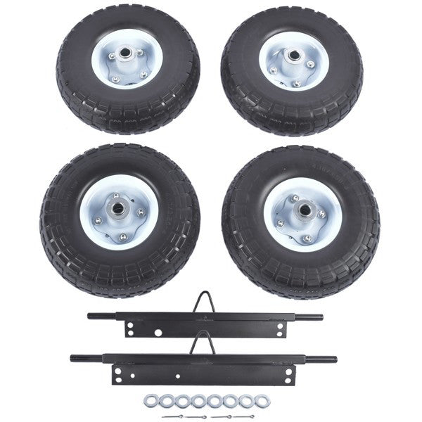 All Terrain Solid Never Flat Tires Wheel Kit for Honda Generator EU3000is 06423-