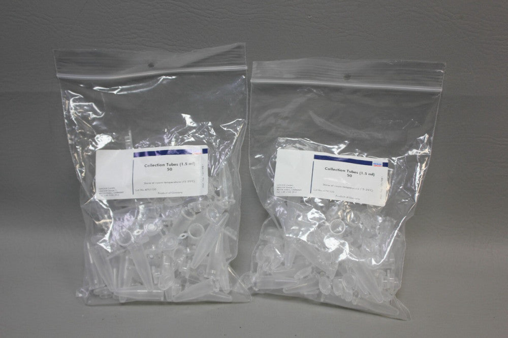 100- Qiagen 1.5mL Polypropylene Collection Tubes #1017981