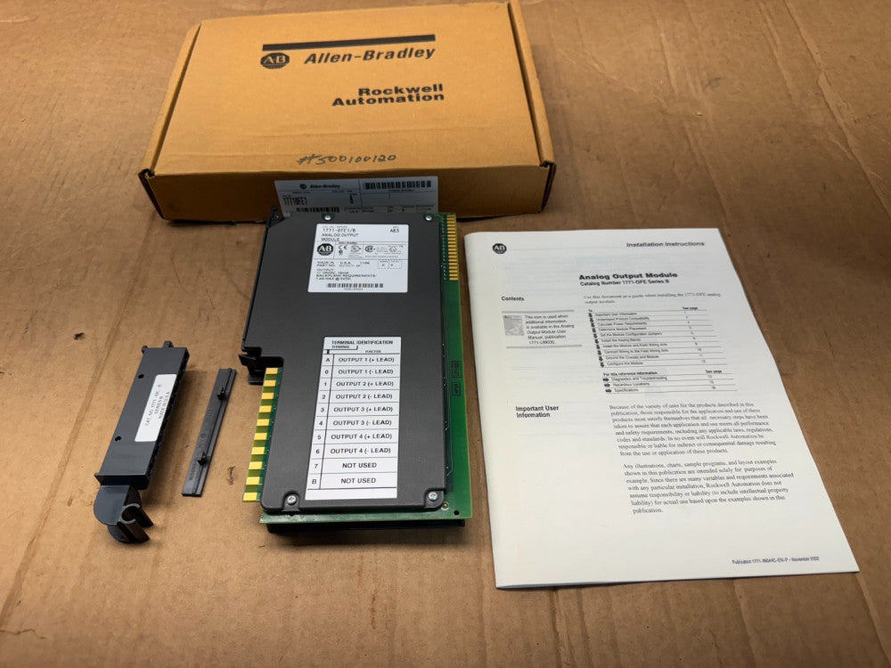 NEW IN BOX ALLEN-BRADLEY PLC-5 ANALOG OUTPUT MODULE 1771-OFE1 SERIES B