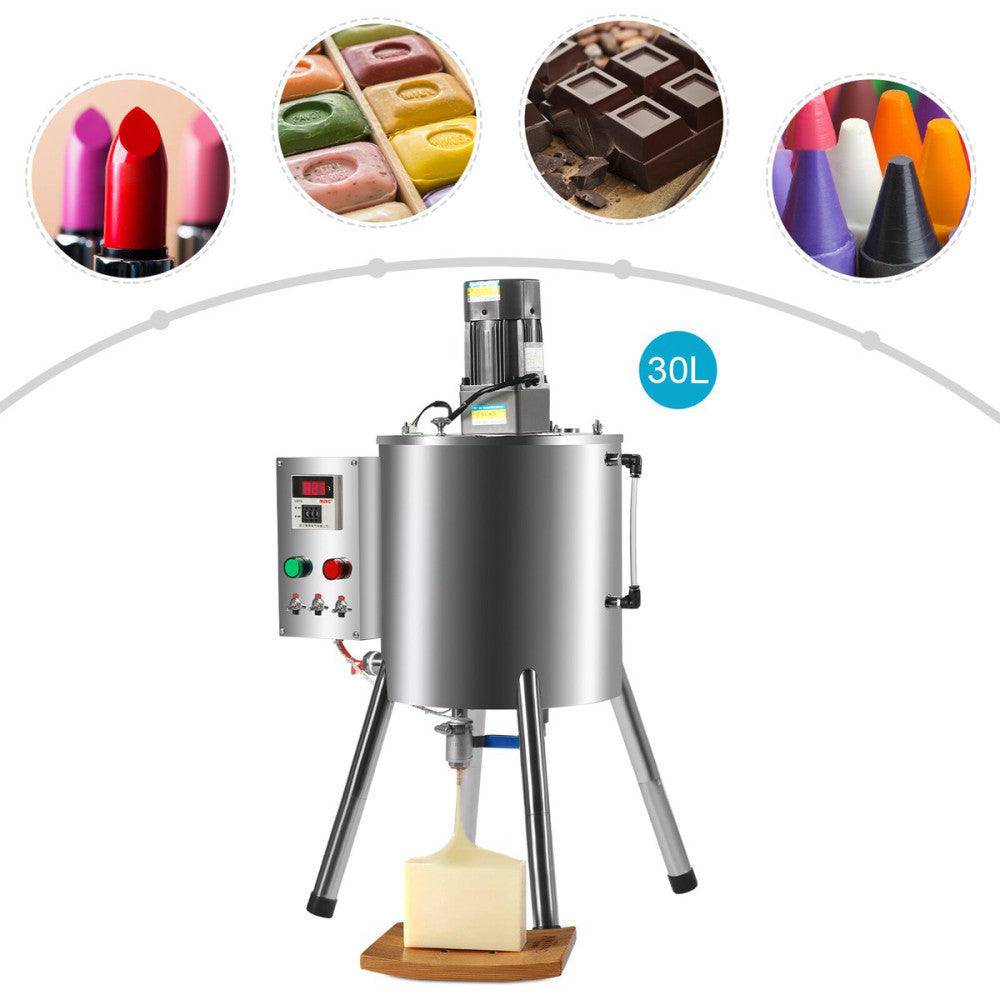 30L Heating Mixing Filling Machine Stirring Tank Liquid Paste Lipstick Filler