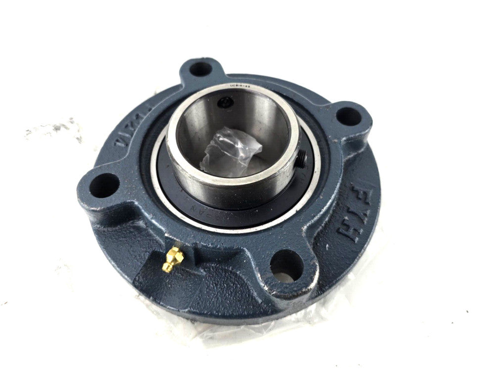 NTN Bearing Unit UCFC214-212D1 4 Bolt Round Flange Cast Housing, Set Screw, UCFC