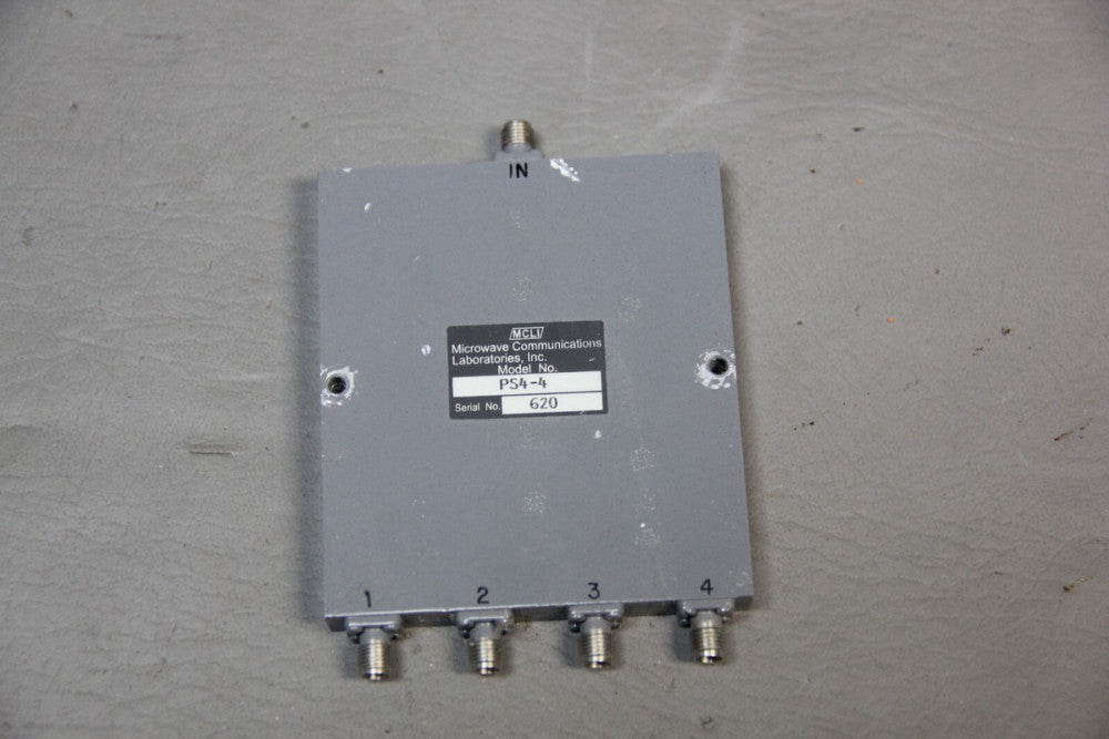 MCLI 4 WAY RF MICROWAVE POWER DIVIDER PS4-4