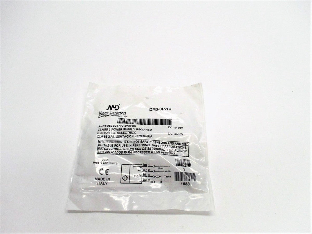MICRO DETECTORS DM3-0P-1H NSMP