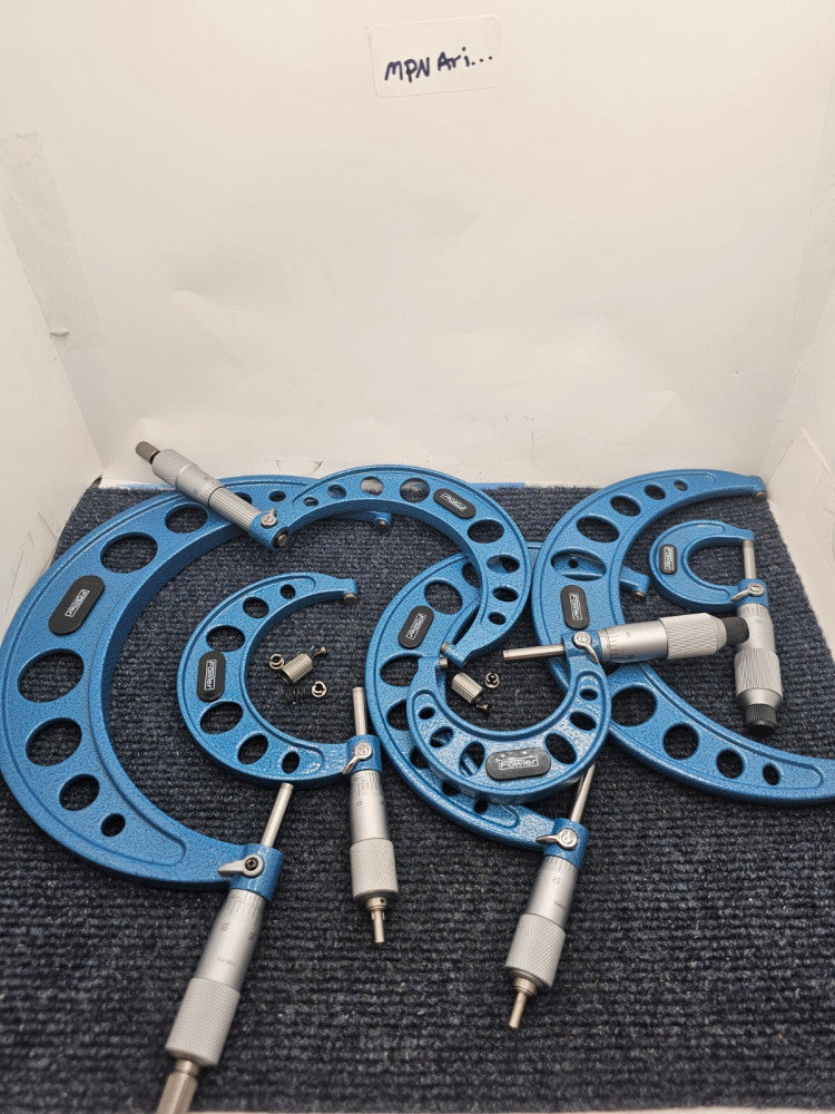 (7 PIECES) Fowler Outside Micrometers