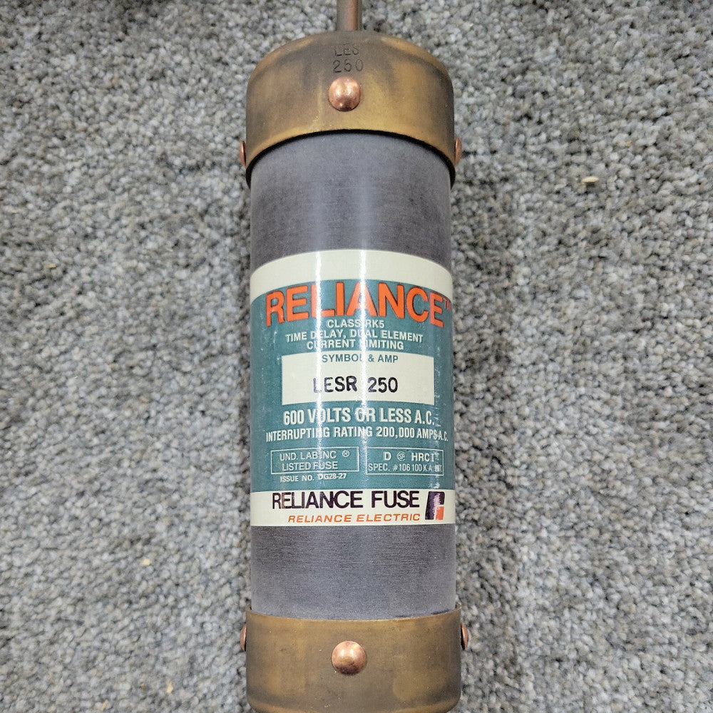 NOS Reliance LESRK250 250A 600V Class RK1 Fuse
