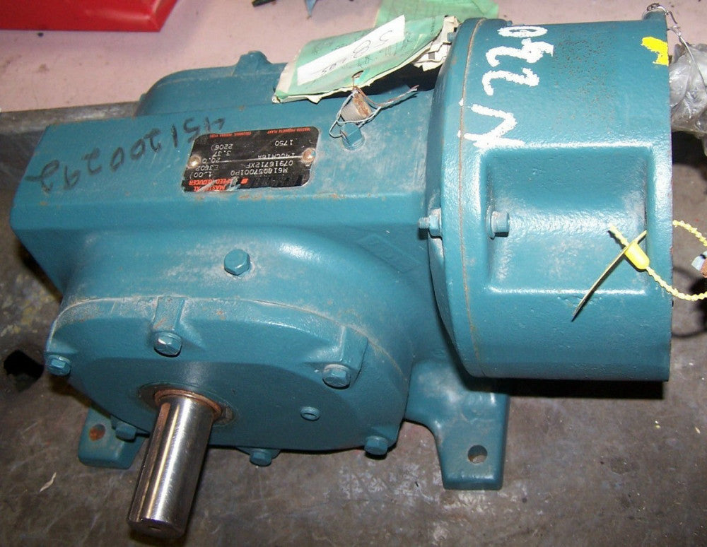 NEW RELIANCE DODGE 20:1 GEAR SPEED REDUCER M618057001PQ SIZE 140CM16A  3.37 HP 