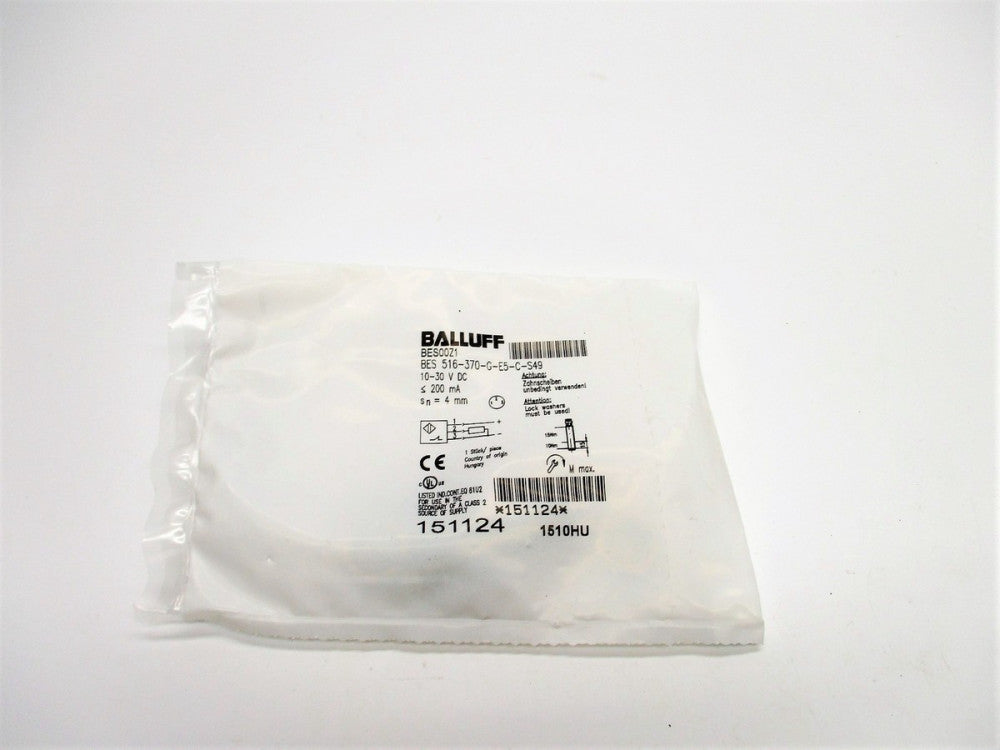 BALLUFF BES516-370-G-E5-C-S49 BES00Z1 10-30VDC NSMP
