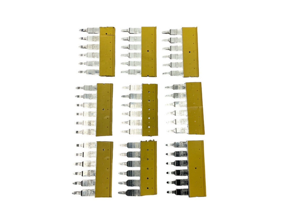 Weidmuller Type 1608880000 Jumper Terminal Block Bar 6 Pole (Pack Of 9)