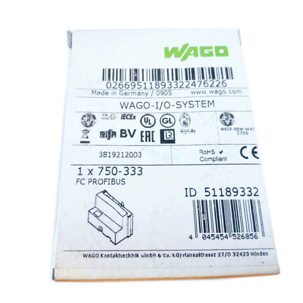 New Factory Sealed WAGO 750-333 Buscoupler DeviceNet Module PLC Adapter 750333