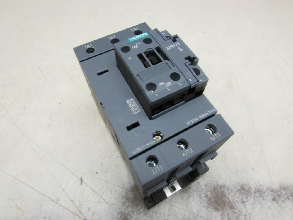 SIEMENS SIRIUS 3RT2046-1KB40-1AA0 380V 95A CONTACTOR  XLNT USED TAKEOUT 