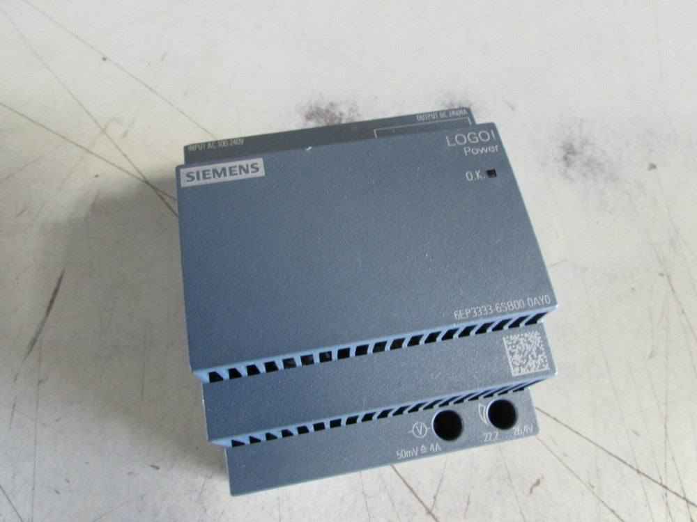 SIEMENS LOGO!POWER 15VDC 4A POWER SUPPLY 6EP1352-1SH03 XLNT USED TAKEOUT !!M/O!!