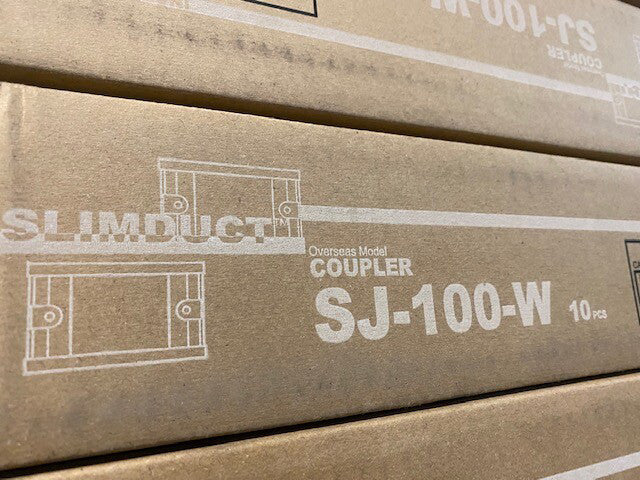(10 Pack) SlimDuct Coupler 86110 / SJ100W - White (NEW)