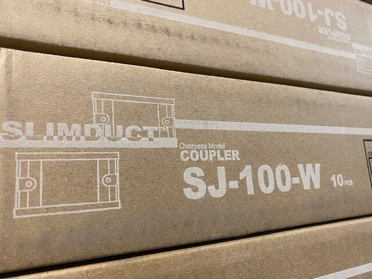(10 Pack) SlimDuct Coupler 86110 / SJ100W - White (NEW)