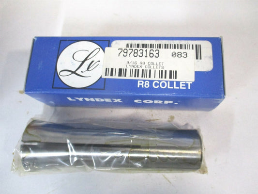 (800-036) 9/16 x 7/16-20 0.0011 Inch TIR Steel R8 Collet 