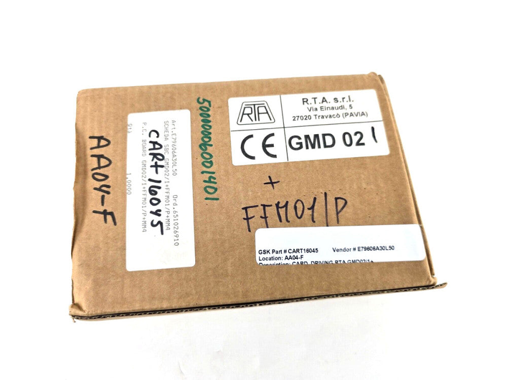 RTA PAVIA GMD 02.I + FFM 01.P + MM 4.1 Stepper Motor Drive Board Assy