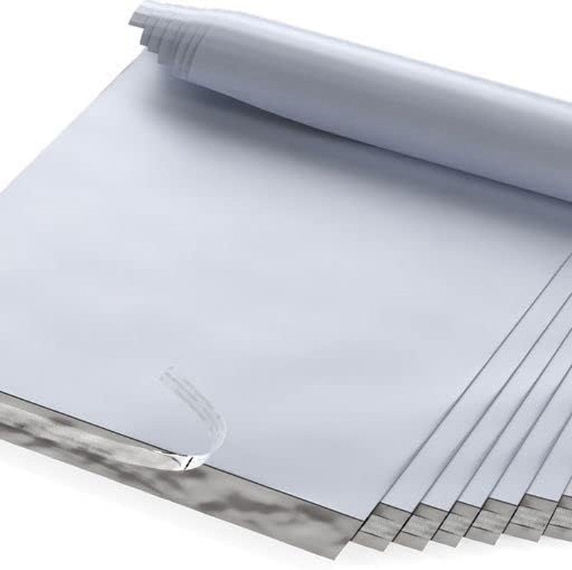 12" X 15.5" Large Poly Mailer Envelopes - 200 Count, Self Seal White Plastic Mai