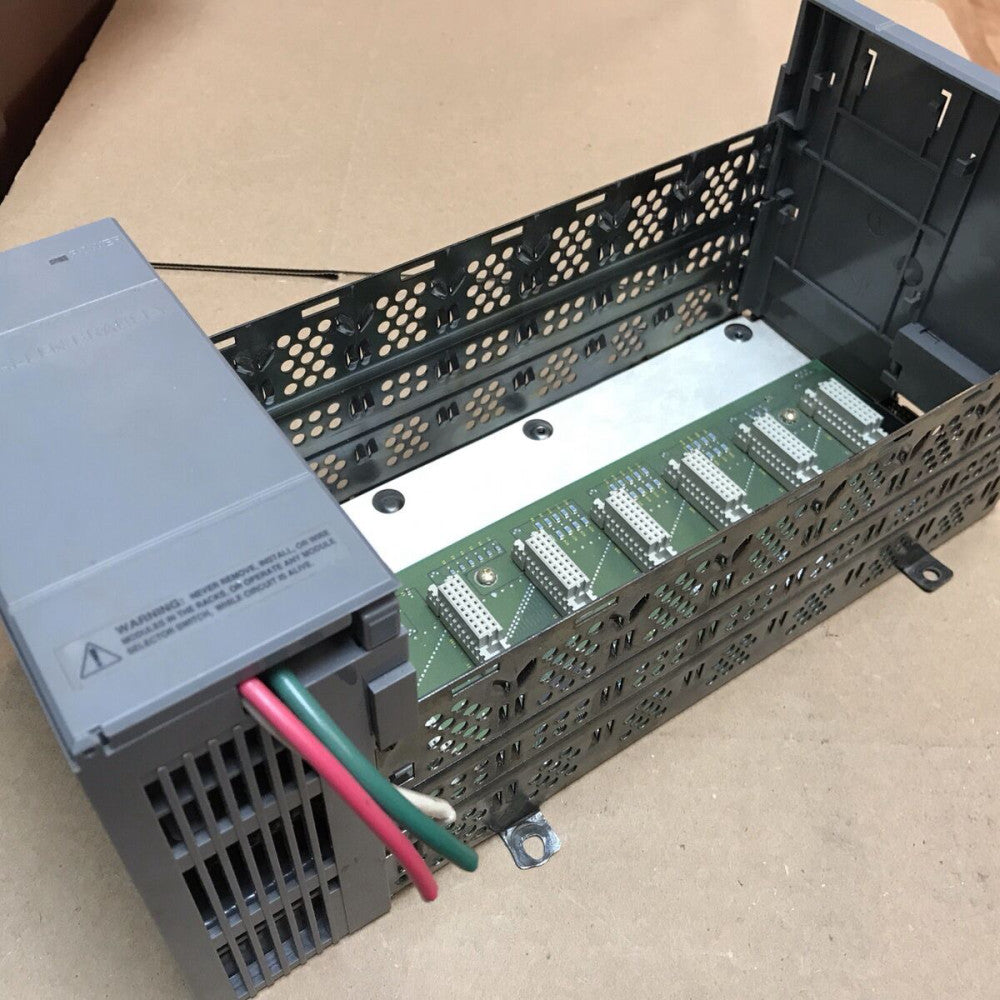 ALLEN BRADLEY 1746-A7/B SLC500 7-SLOT RACK With 1746-P1/A POWER SUPPLY
