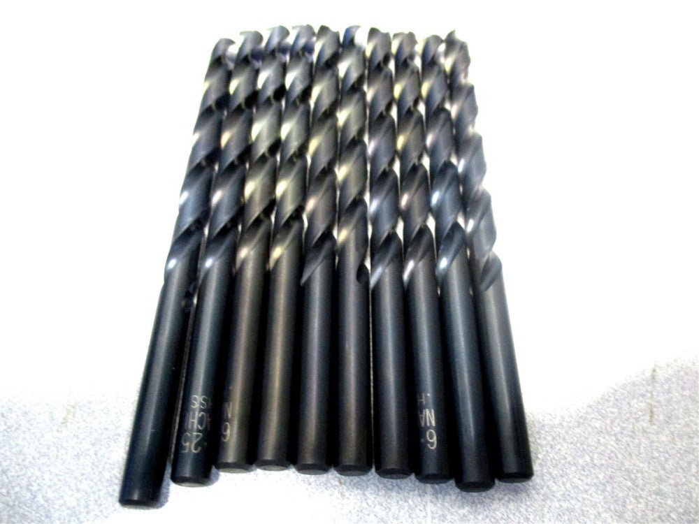 Nachi (0140640) 6.25mm x 102mm OAL 2-Flute 118° HSS Jobber Drill - 10 PC
