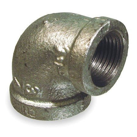 Zoro Select 510-164Hc 1-1/4" X 3/4" Fnpt Galv 90 Degree Reducing Elbow