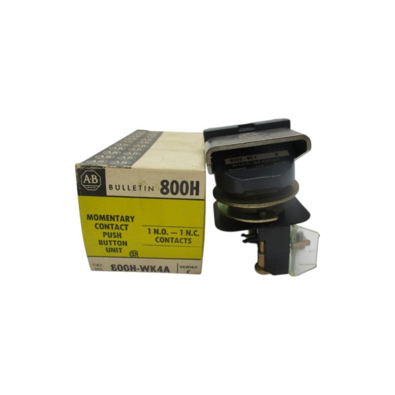 ALLEN BRADLEY 800H-WK4A SER. C (BK/YL) NSMP