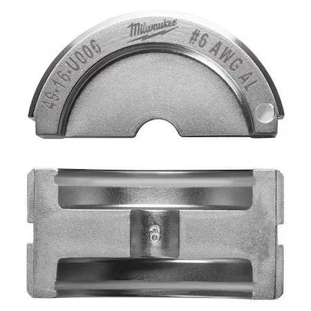 Milwaukee Tool 49-12-U006 Exact No. 6 Aluminum 12T U-Style Die