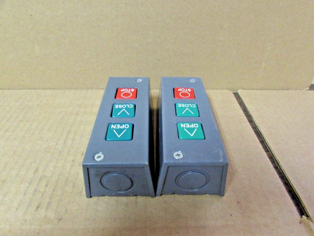 1 LOT OF 2, PBS-3, 3 BUTTON CONTROL STATION NEW/ NOT IN BOX! MAKE OFFER!