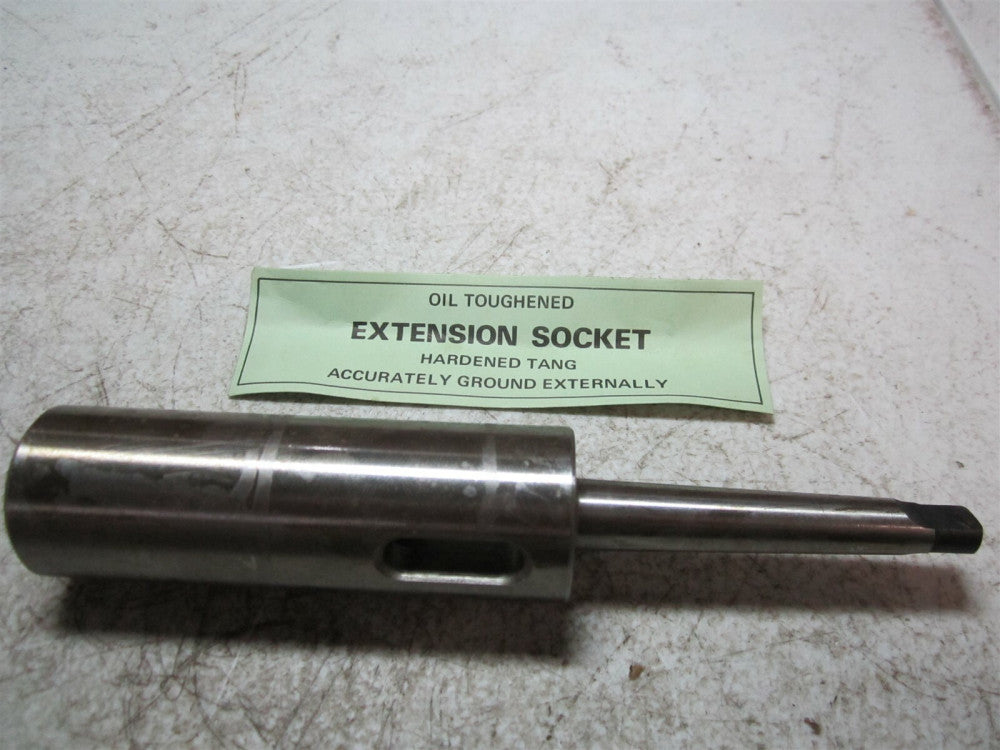 ETM 1 Morse Taper Shank 2 Morse Taper Bore Oil Toughened Extension Socket