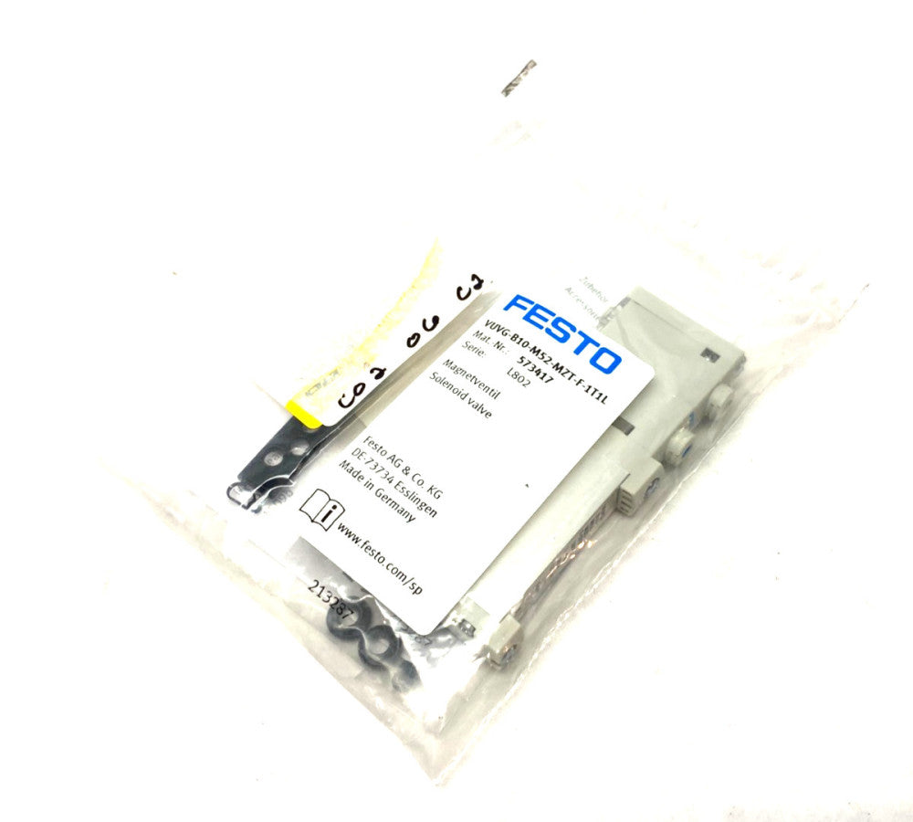 Festo VUVG-B10-M52-MZT-F-1T1L Solenoid Valve, 5/2-Way, Monostable 573417