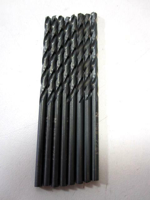 National (12307) 7/64" High Speed Steel AW Jobber Length Drills NEW - Lot of 8 