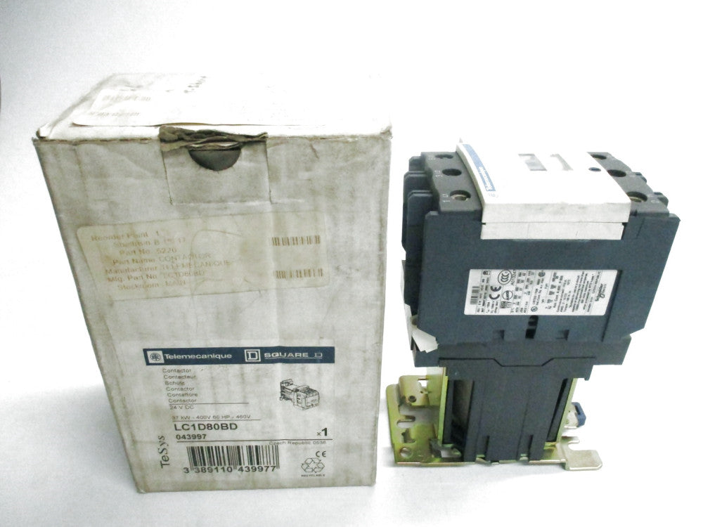 TELEMECANIQUE LC1D80BD 24VDC NSMP