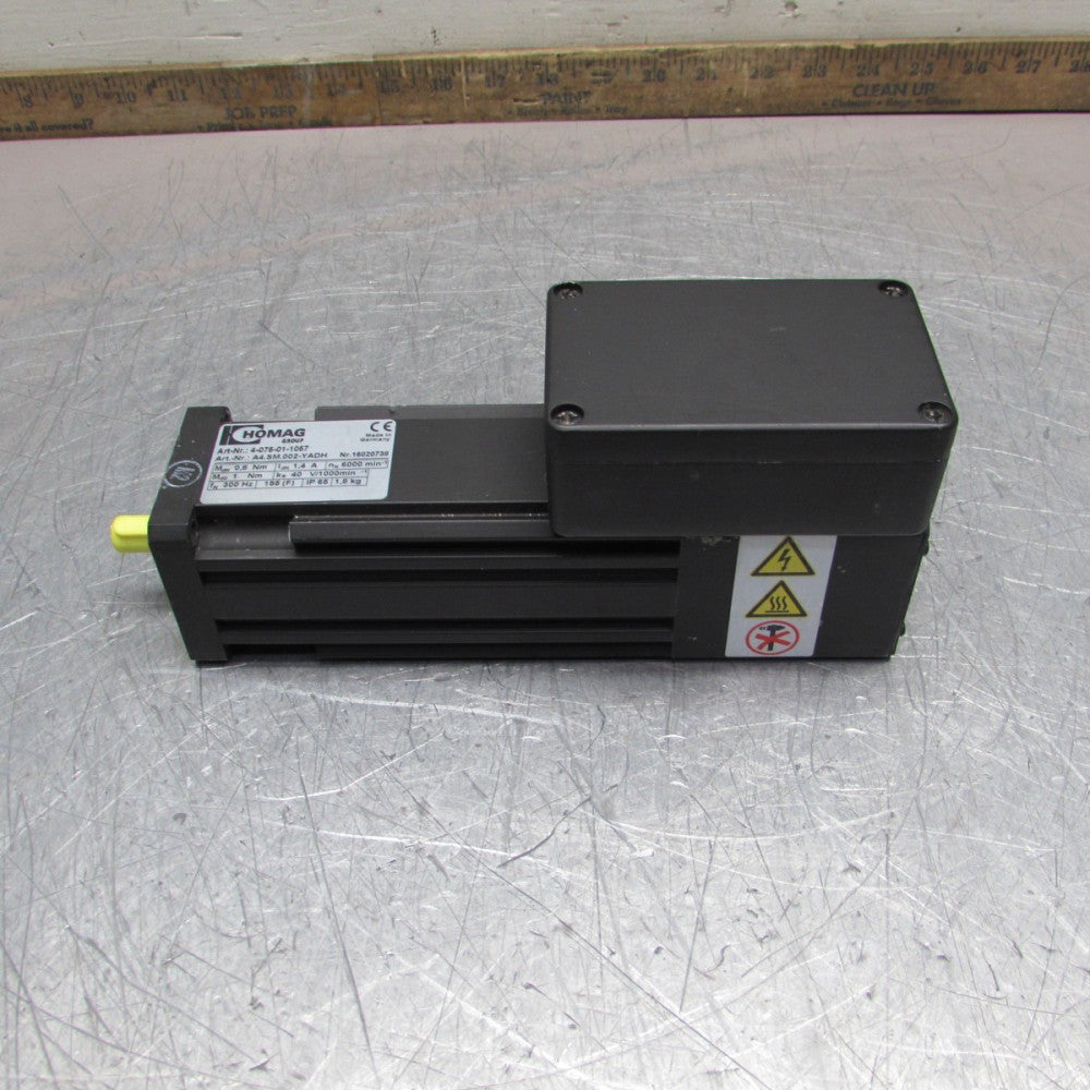 Homag 4-075-01-1057 / A4.SM.002-YADH ,Servo Motor, 6k RPM, N/NIB! MAKE OFFER!