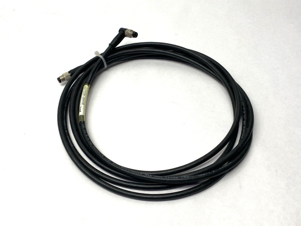 Siemens 6GT2391-0AH30 Double Ended Cordset M8 Straight to M8 Right Angle Male 3m