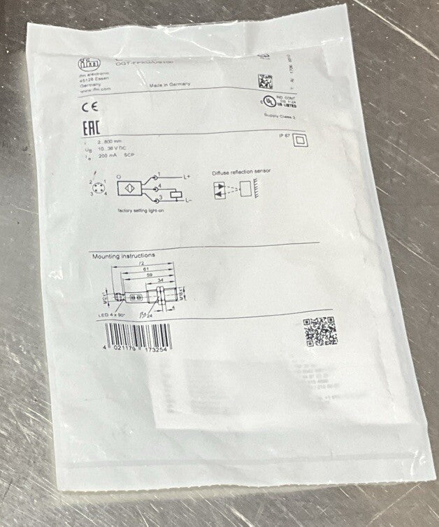 IFM EFECTOR OGT-FPKG/US100 OGT500 10-36VDC NSMP